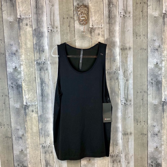 NWT Lululemon Metal Vent Breathe Tank in Black Size XL. - Picture 2 of 13